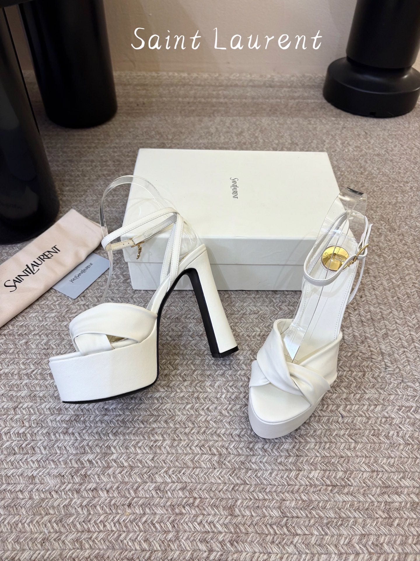 Saint Laurent Franciane Platform Sandals