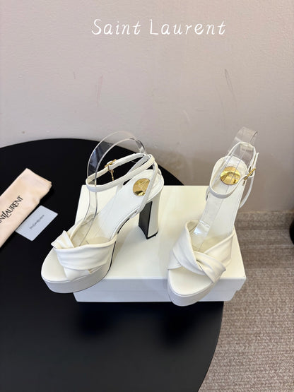 Saint Laurent Franciane Platform Sandals