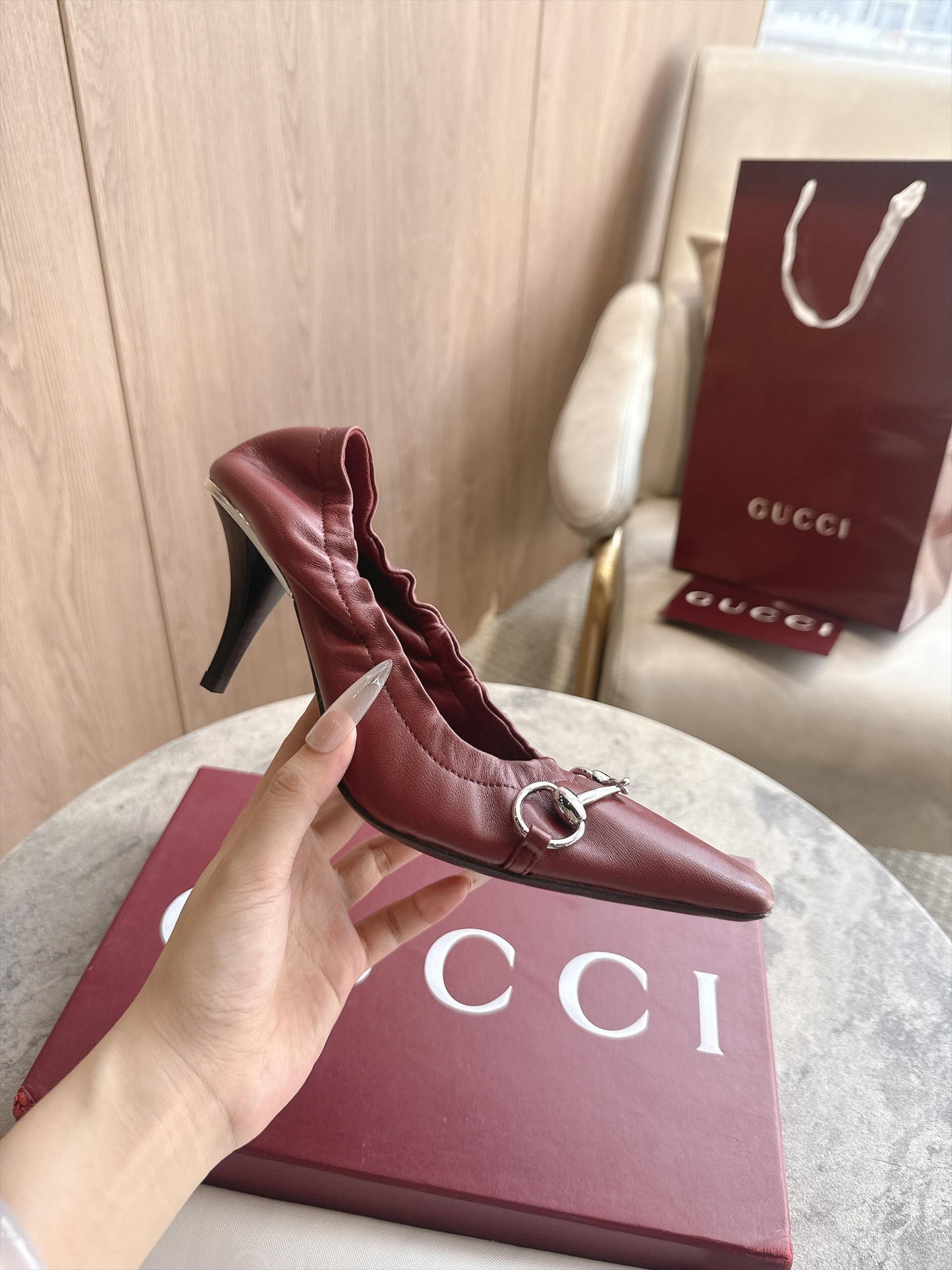 Gucci Vittoria Pump With Elastic