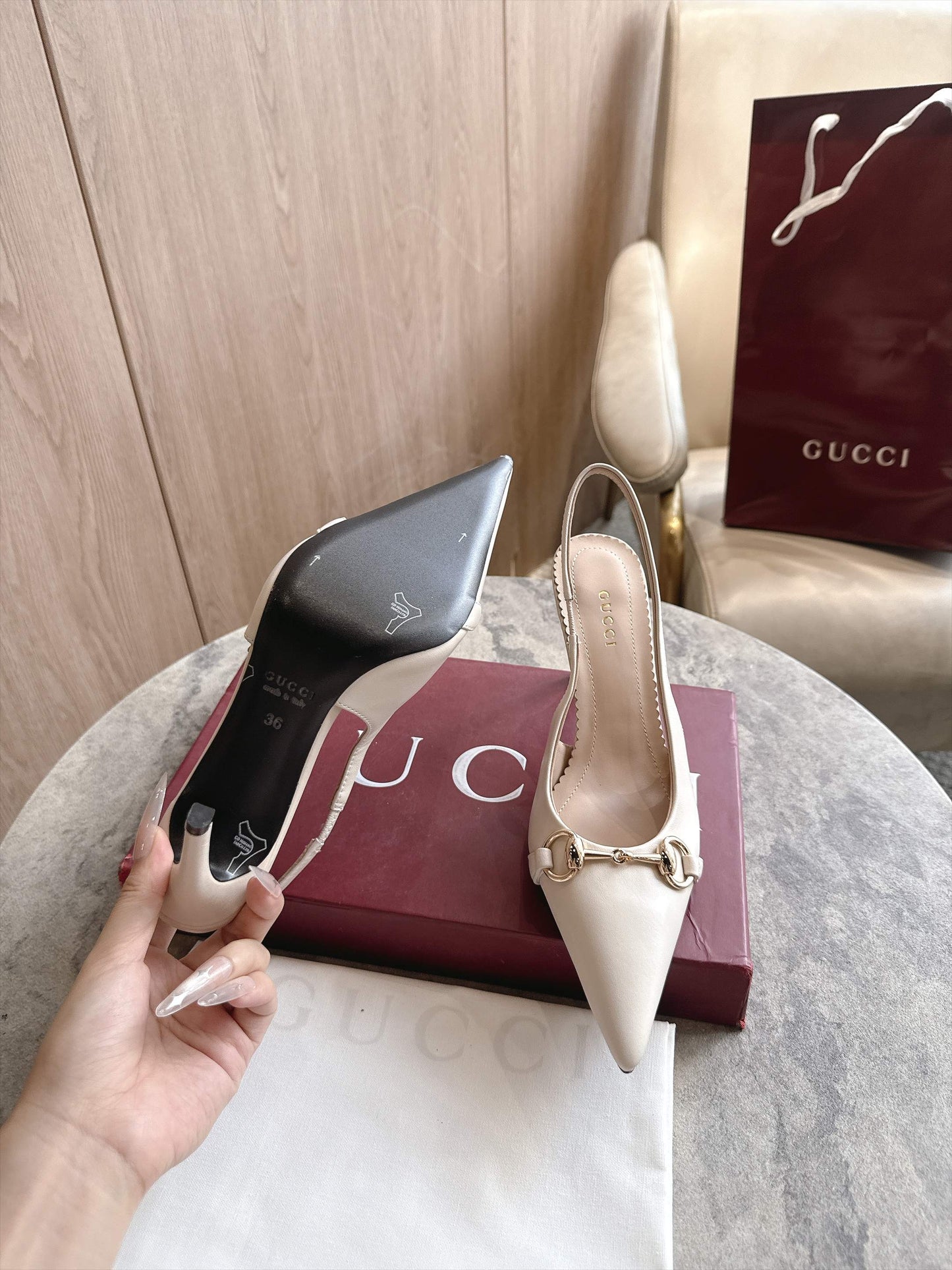 Gucci Donna Slingback Pump