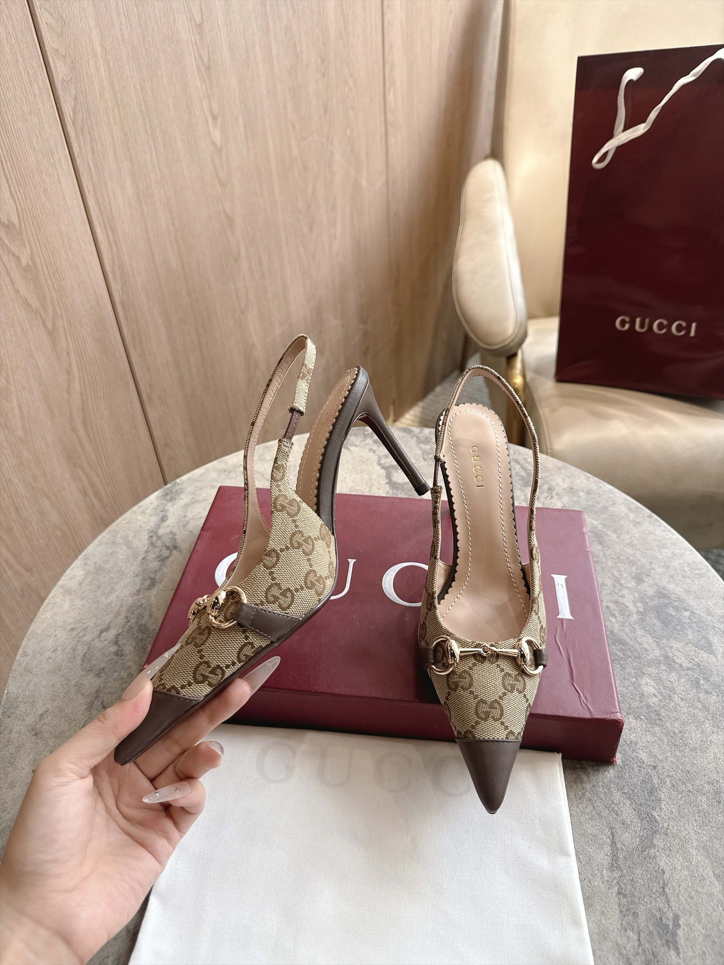 Gucci Donna Slingback Pump