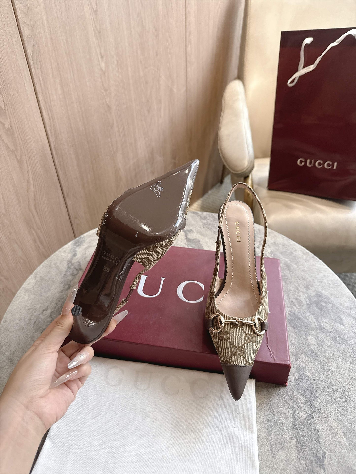 Gucci Donna Slingback Pump