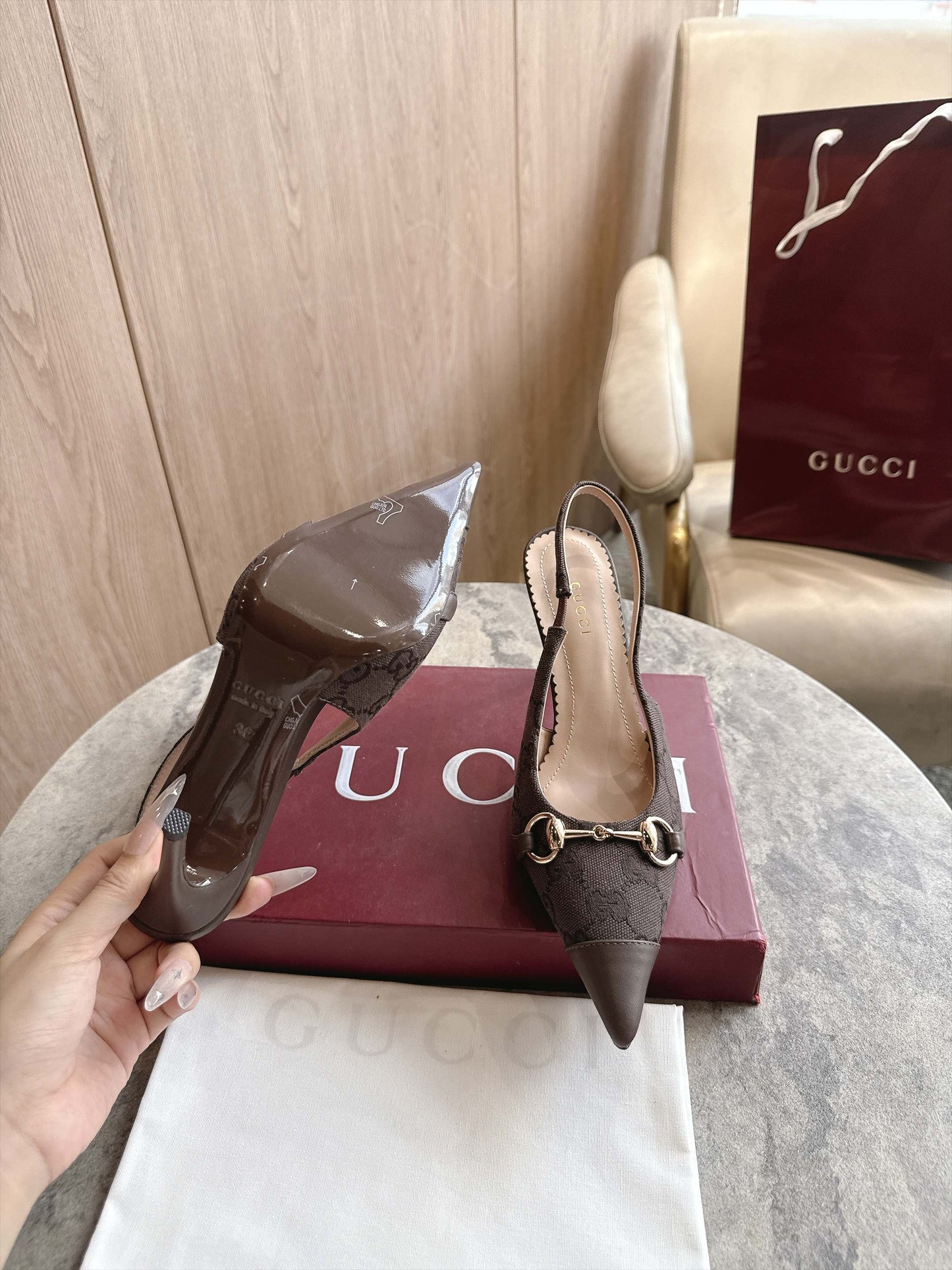 Gucci Donna Slingback Pump