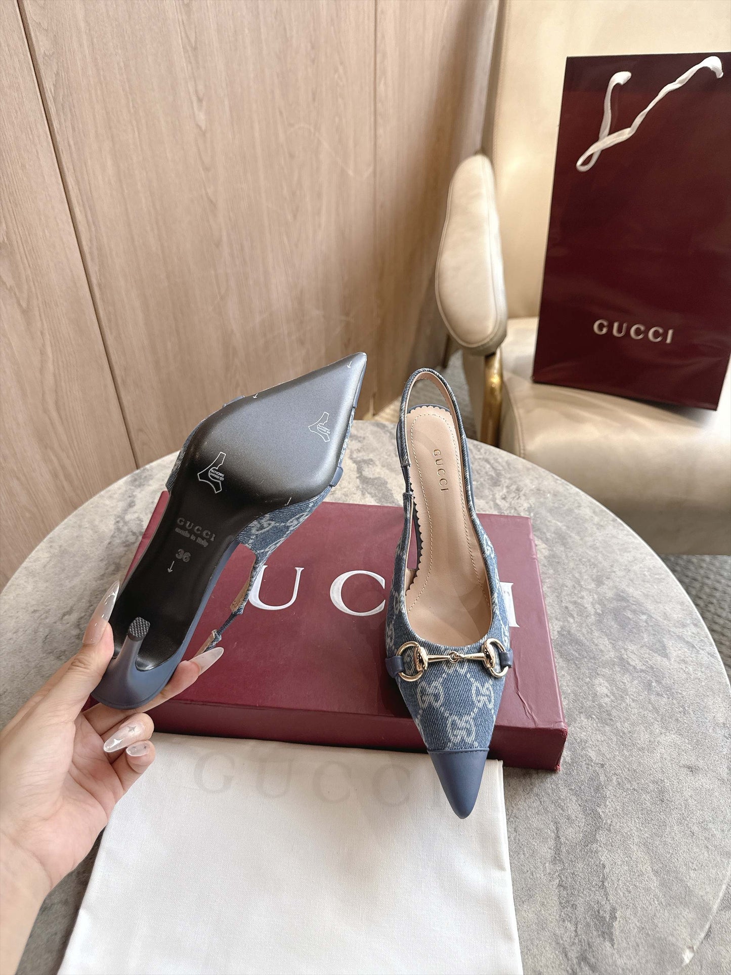 Gucci Donna Slingback Pump