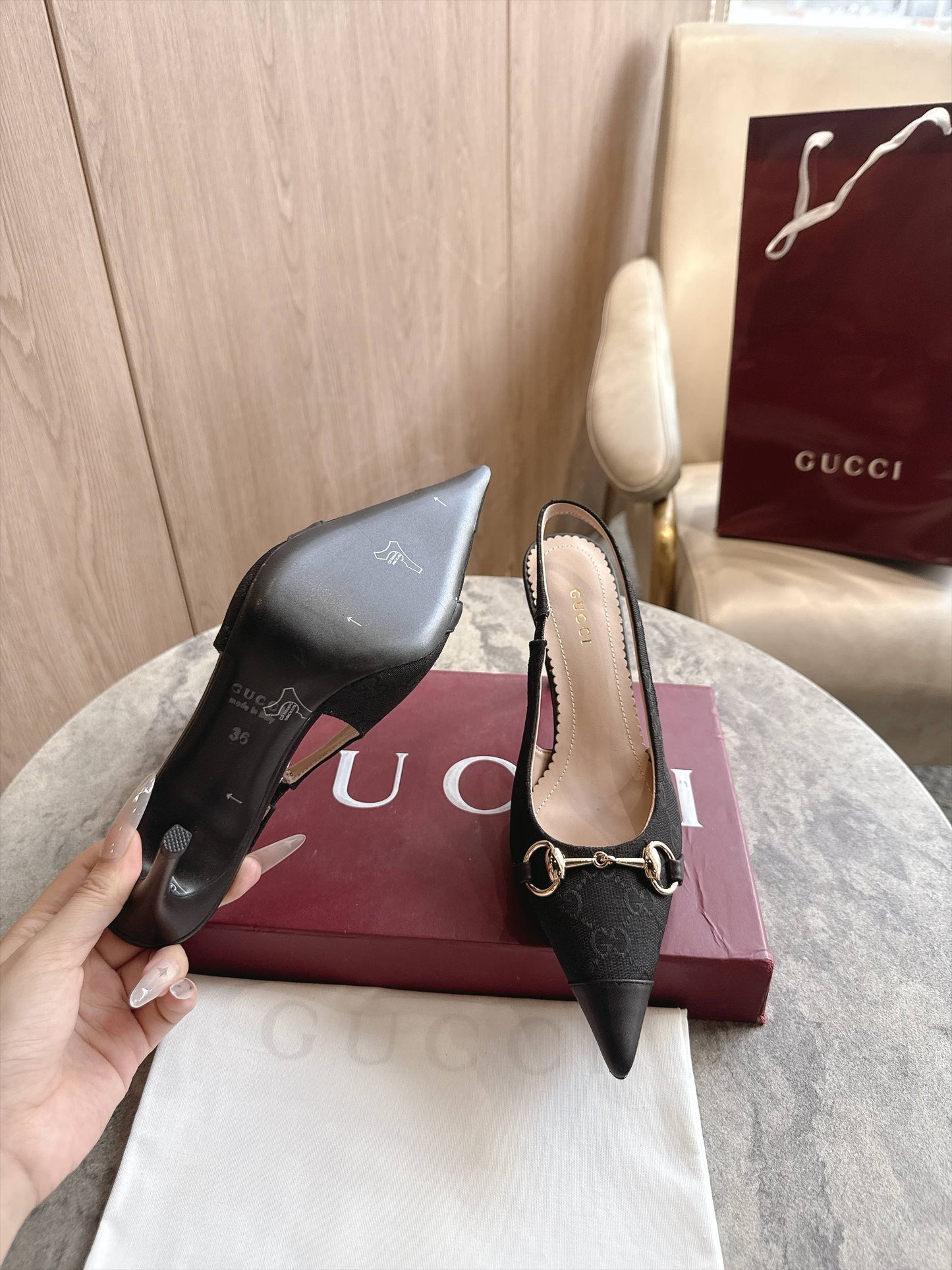 Gucci Donna Slingback Pump