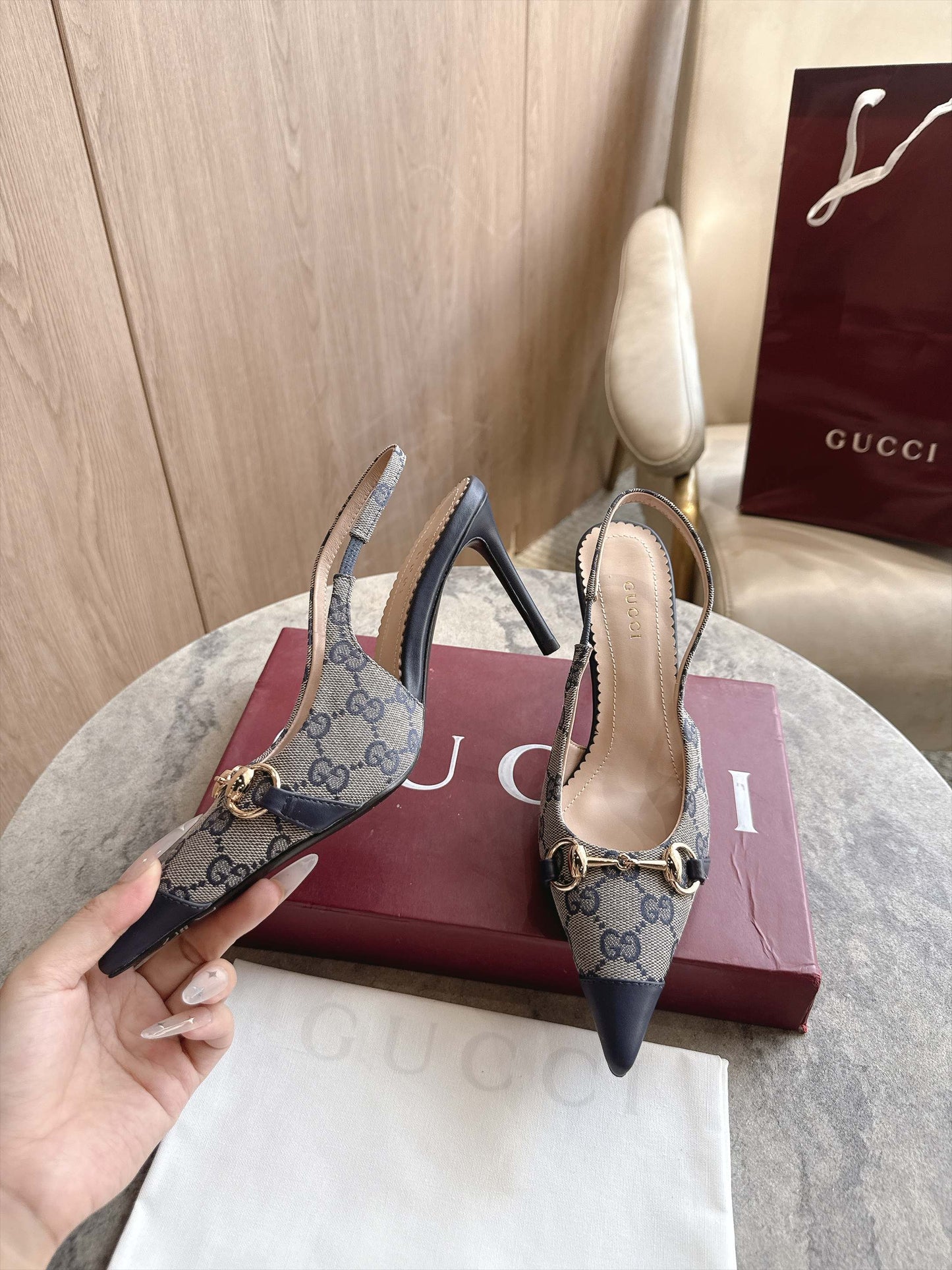 Gucci Donna Slingback Pump