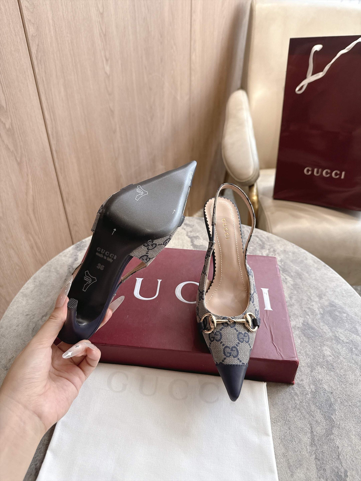 Gucci Donna Slingback Pump