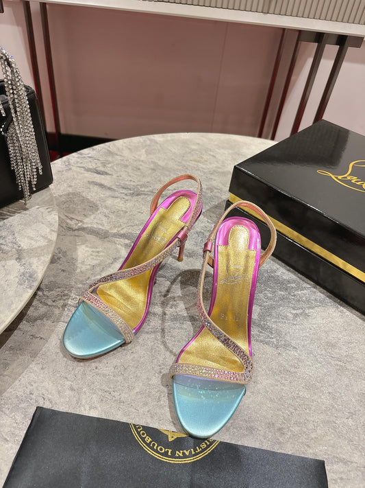 Christian Louboutin Rosalie Strass Sandals