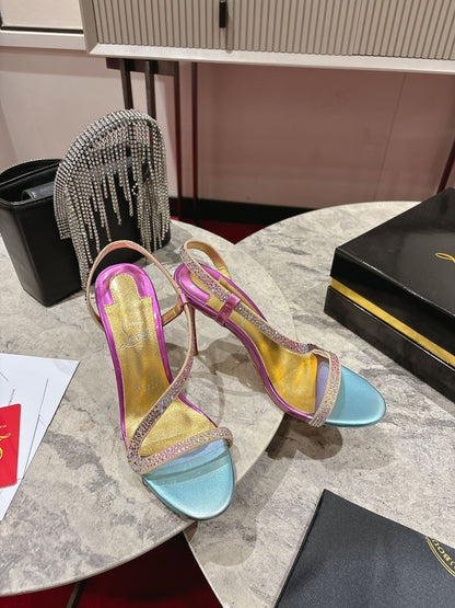 Christian Louboutin Rosalie Strass Sandals
