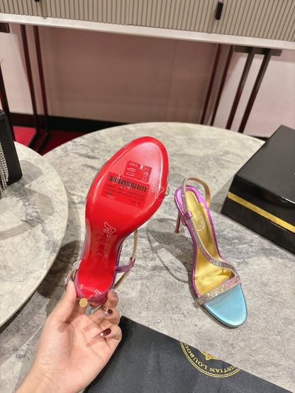 Christian Louboutin Rosalie Strass Sandals