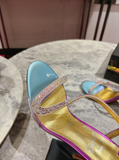 Christian Louboutin Rosalie Strass Sandals