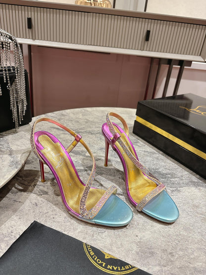 Christian Louboutin Rosalie Strass Sandals