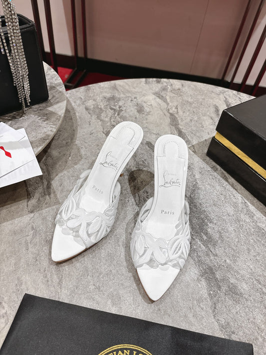Christian Louboutin Apostropha Petunia Mules