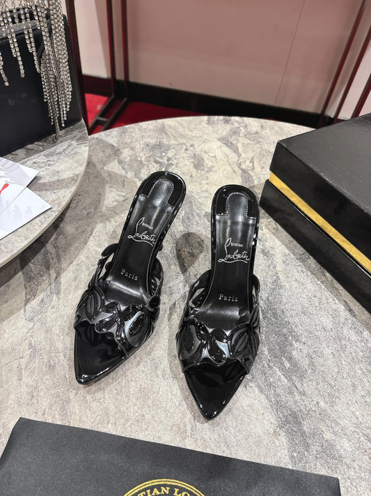 Christian Louboutin Apostropha Petunia Mules
