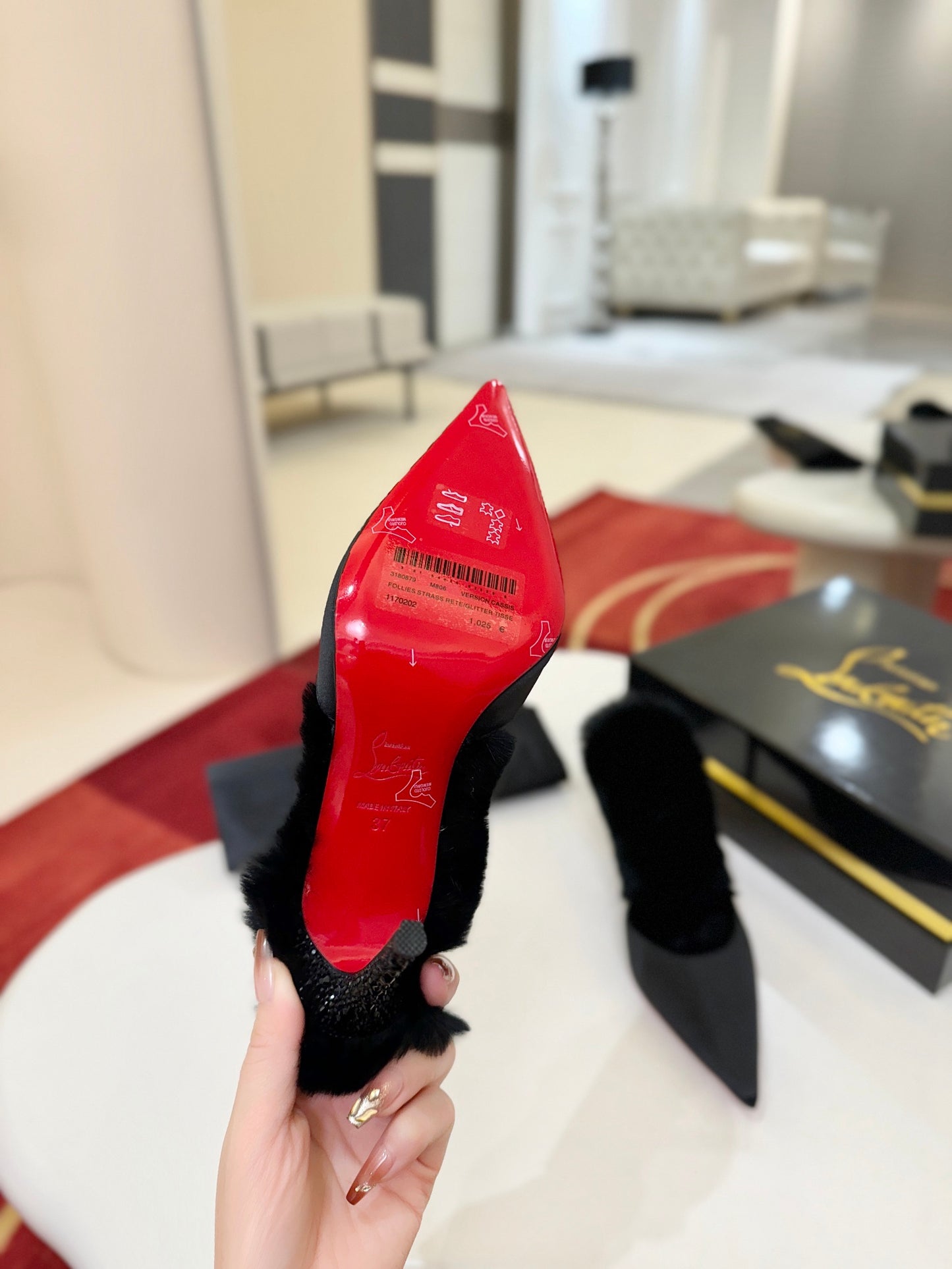 Christian Louboutin KM Fur Mules