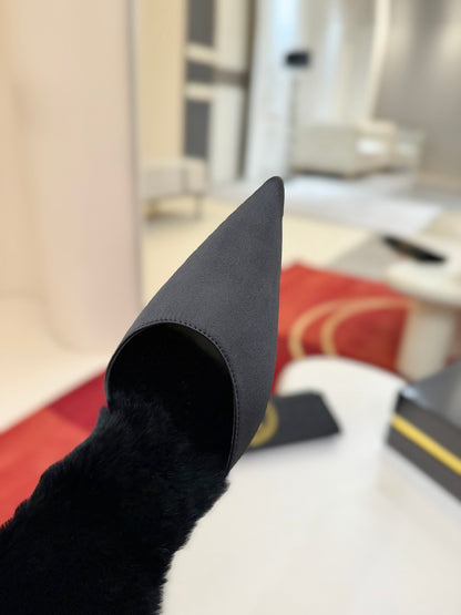 Christian Louboutin KM Fur Mules