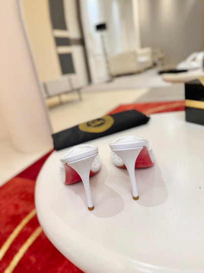 Christian Louboutin Miss Z Mule Degrastrass Perla