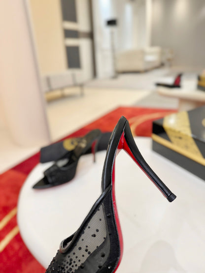 Christian Louboutin Miss Z Mule Degrastrass Perla