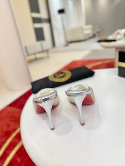 Christian Louboutin Miss Z Mule Degrastrass Perla