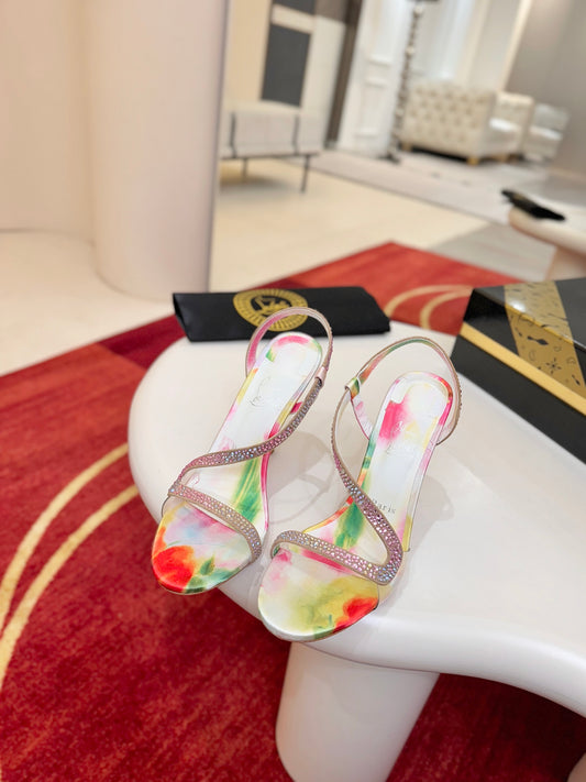 Christian Louboutin Rosa Z Strass Botanica