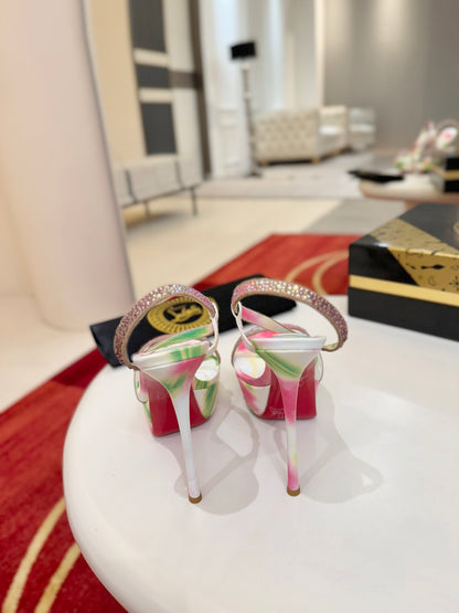 Christian Louboutin Rosalie Alta Strass Botanica
