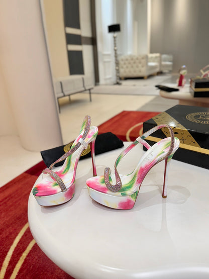 Christian Louboutin Rosalie Alta Strass Botanica