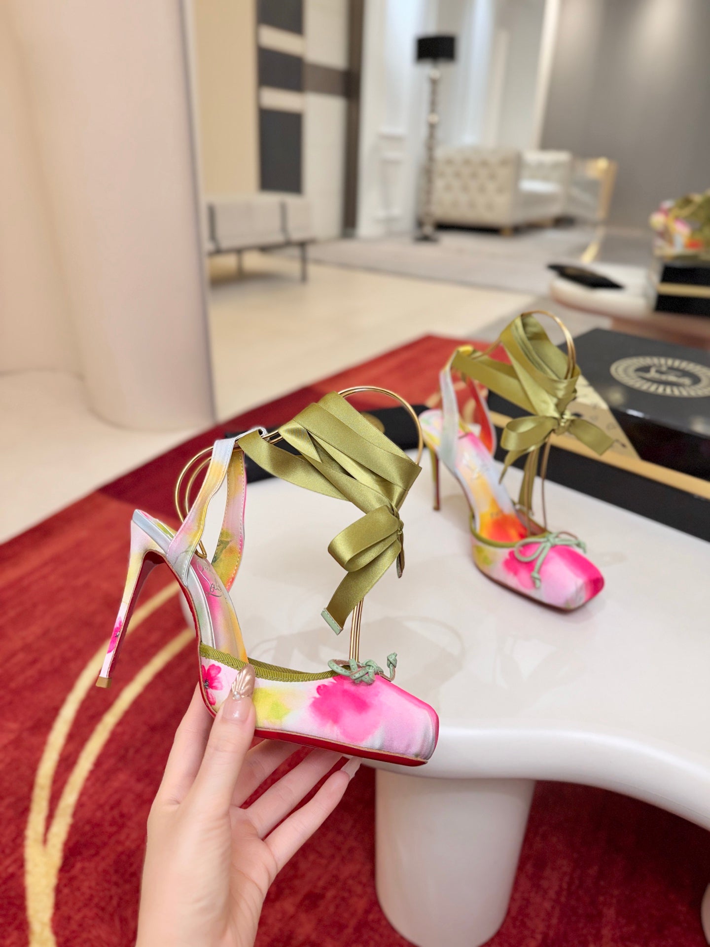 Christian Louboutin Cassia Lace Up Botanica