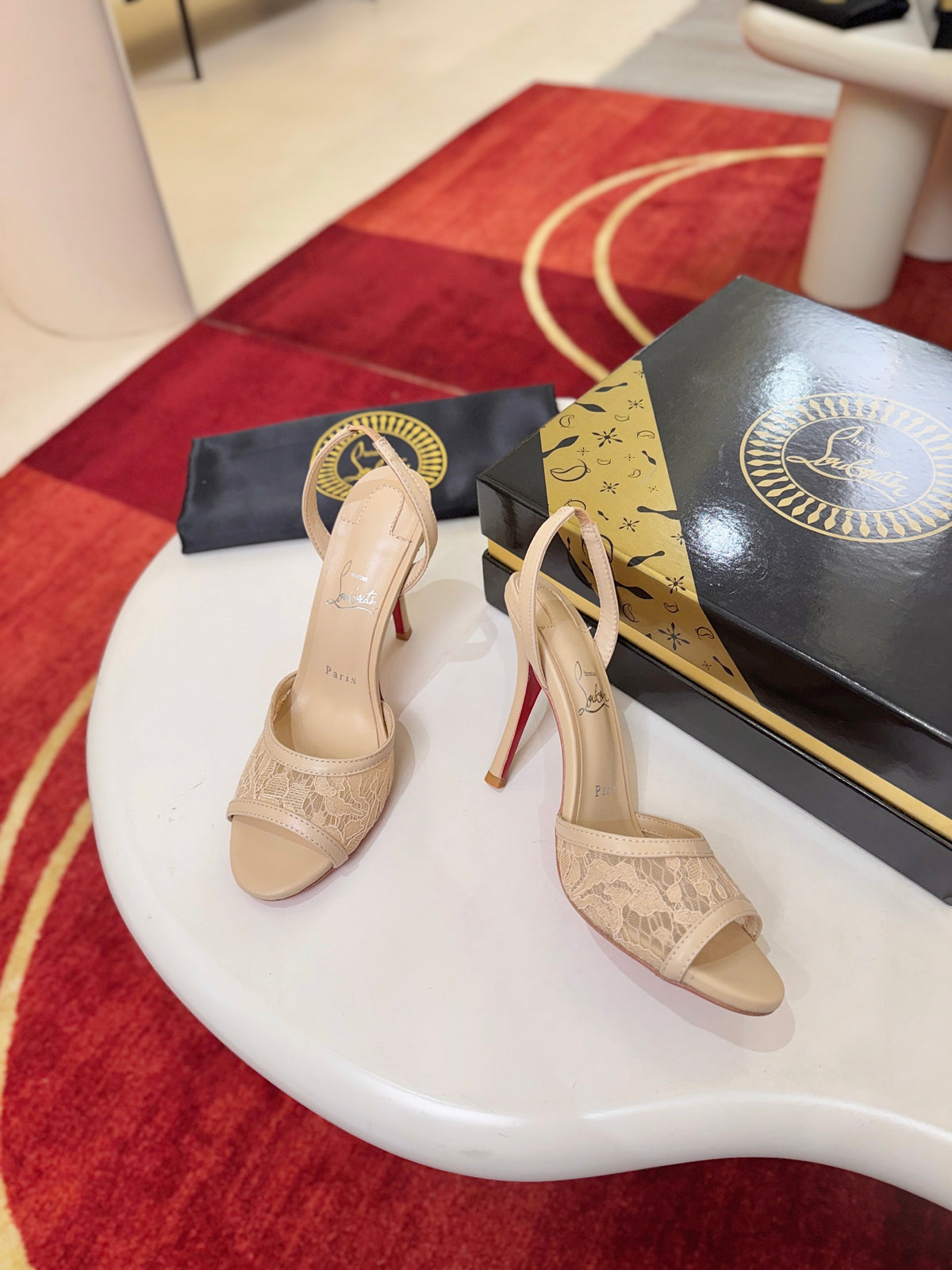 Christian Louboutin Miss Z Lace Sling