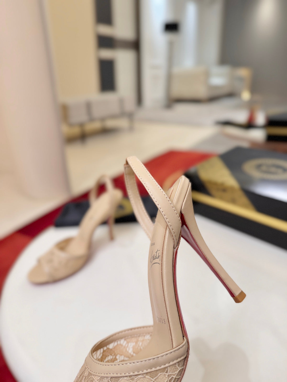 Christian Louboutin Miss Z Lace Sling