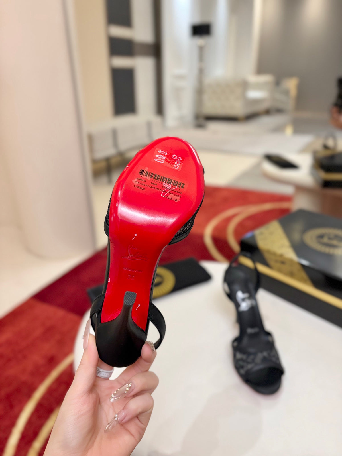 Christian Louboutin Miss Z Lace Sling