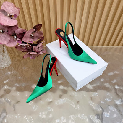Saint Laurent Deroche Slingback Pumps