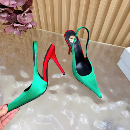 Saint Laurent Deroche Slingback Pumps
