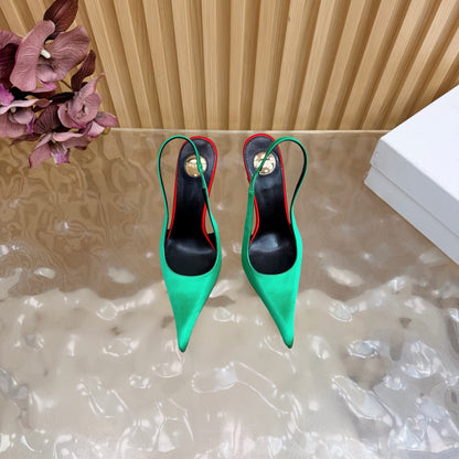 Saint Laurent Deroche Slingback Pumps