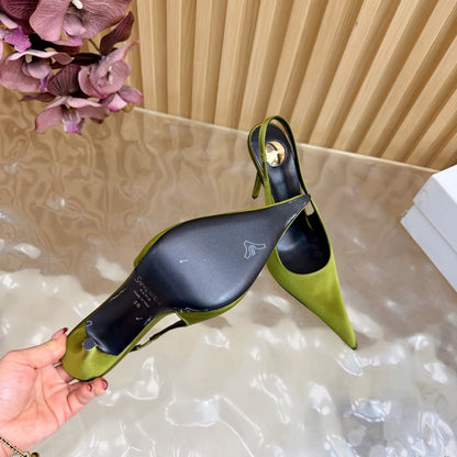 Saint Laurent Deroche Slingback Pumps