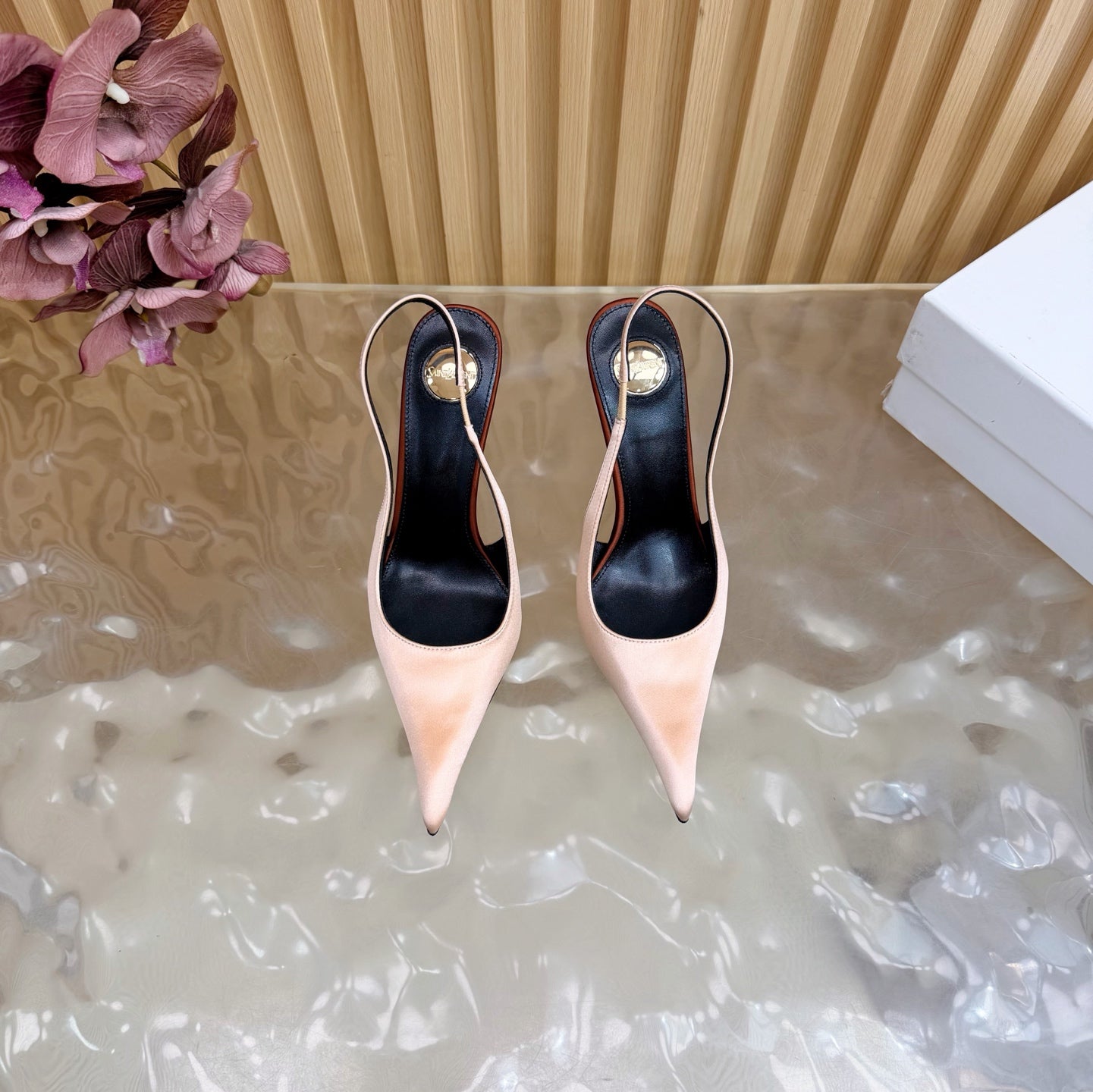 Saint Laurent Deroche Slingback Pumps