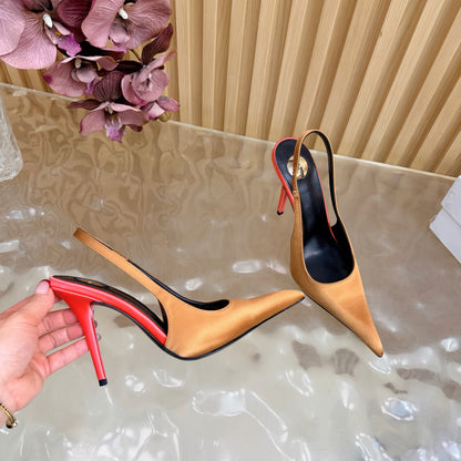 Saint Laurent Deroche Slingback Pumps