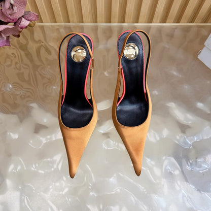 Saint Laurent Deroche Slingback Pumps
