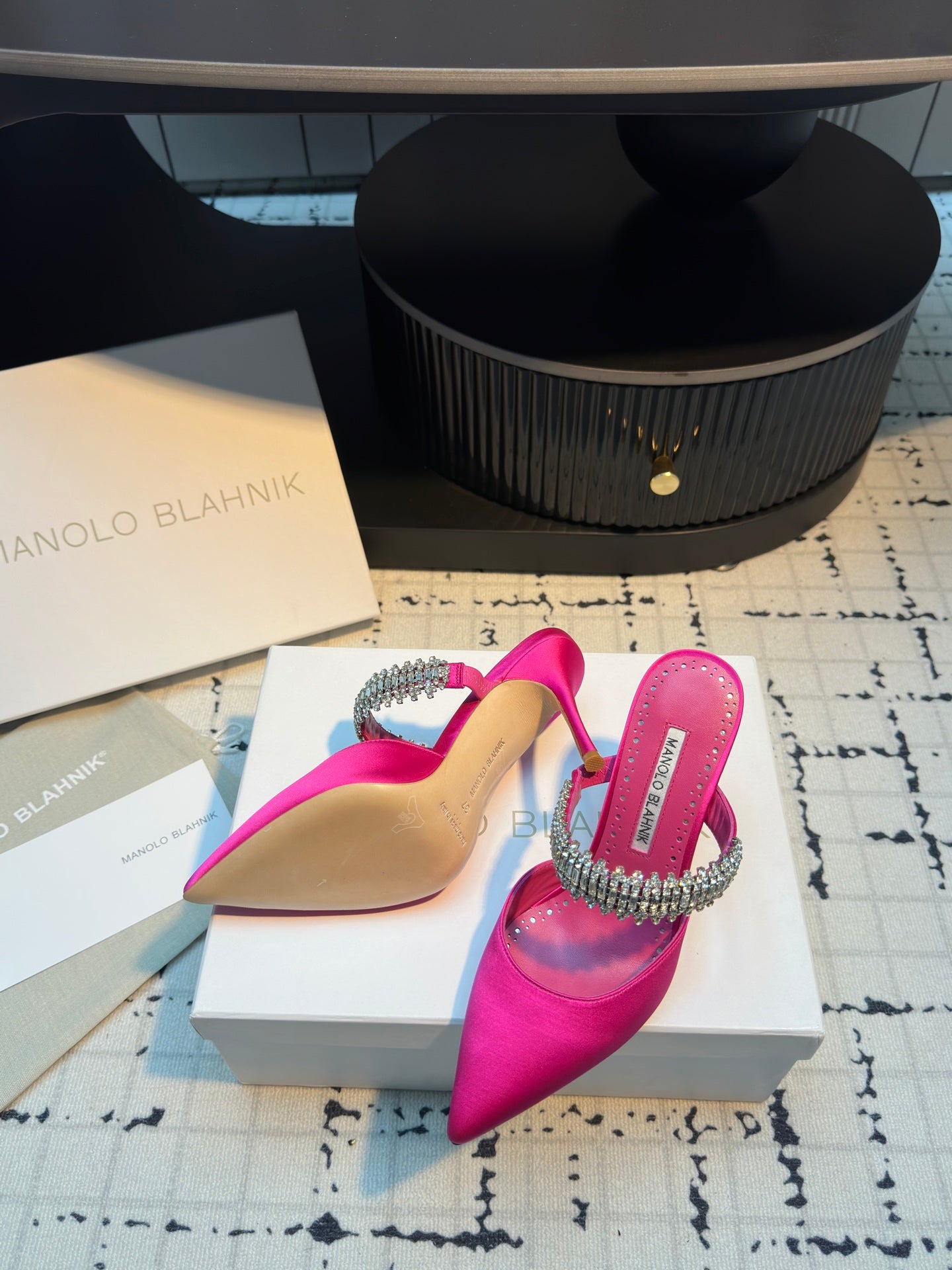 Manolo Blahnik Lurum Mules