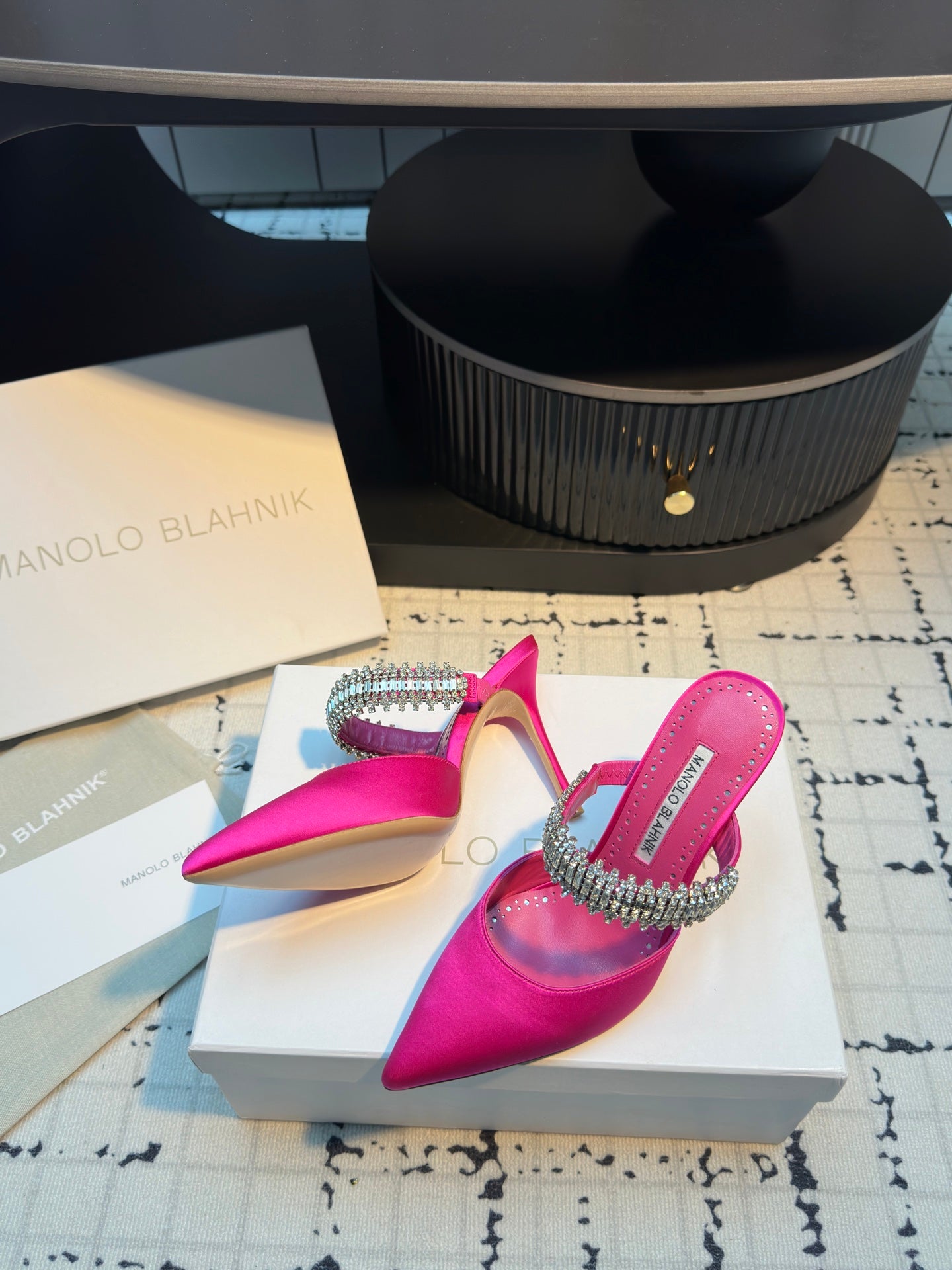 Manolo Blahnik Lurum Mules