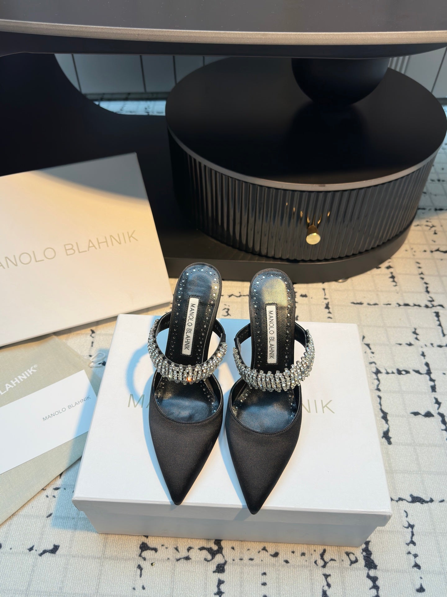 Manolo Blahnik Lurum Mules