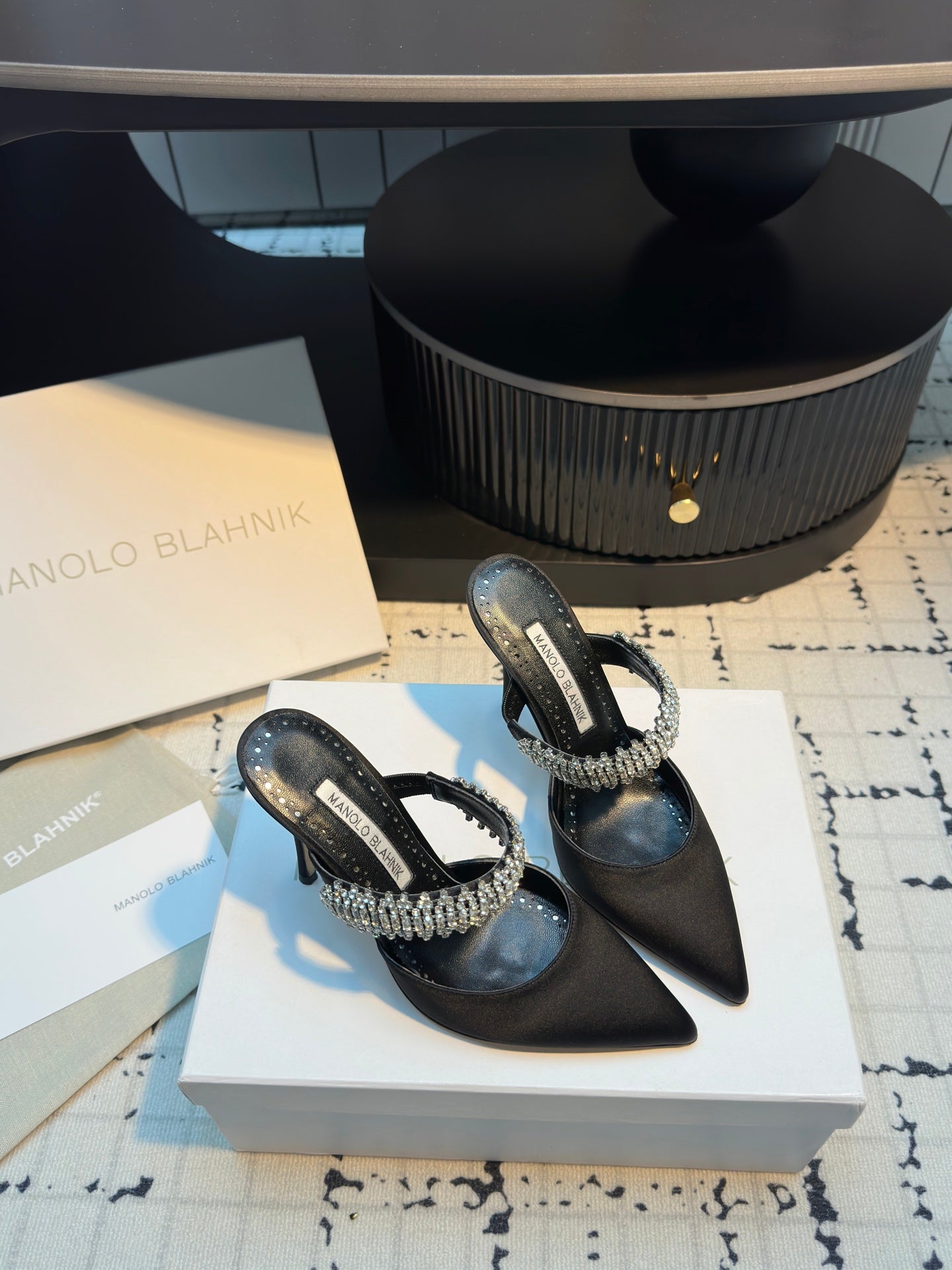 Manolo Blahnik Lurum Mules