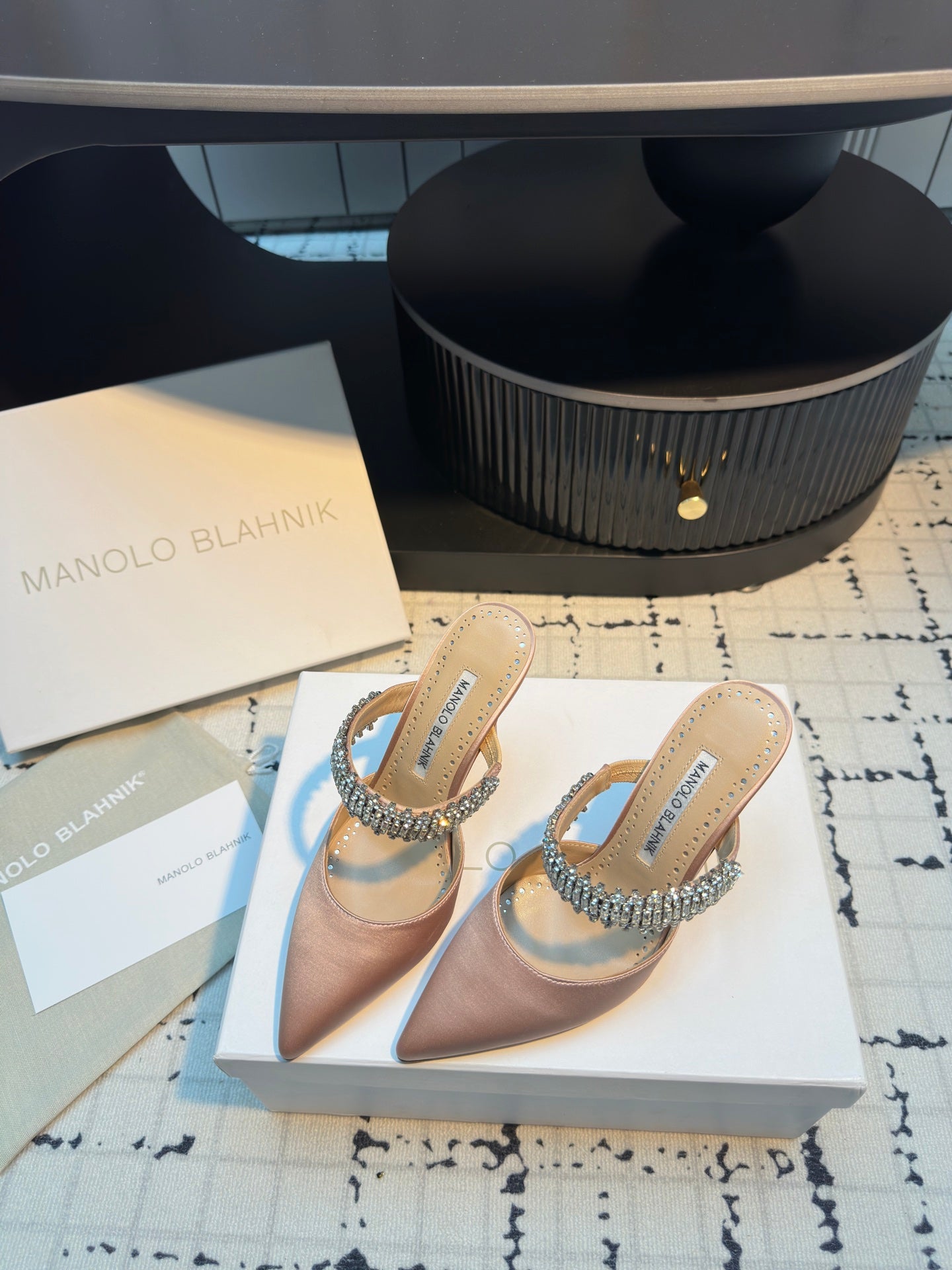 Manolo Blahnik Lurum Mules