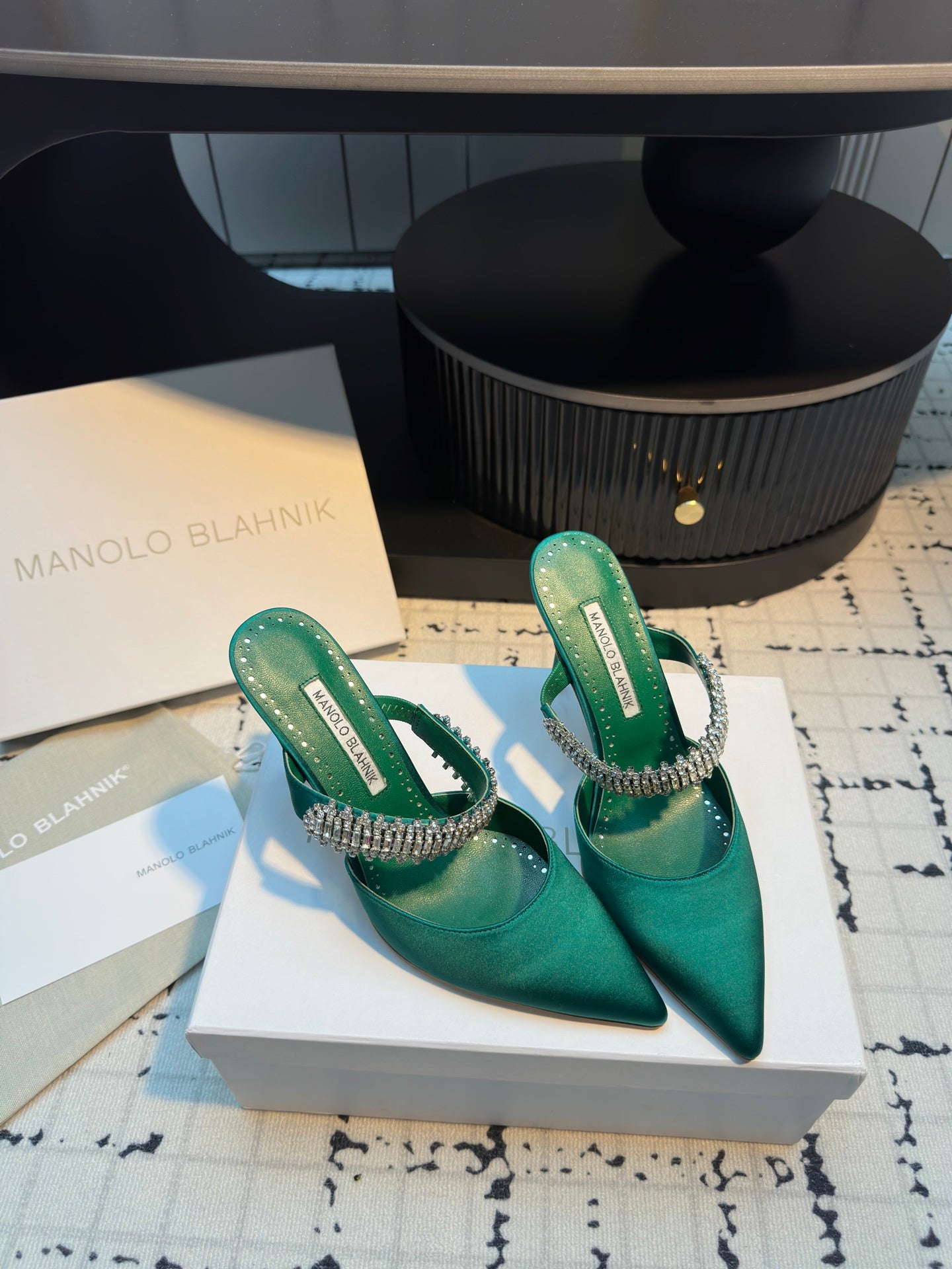 Manolo Blahnik Lurum Mules