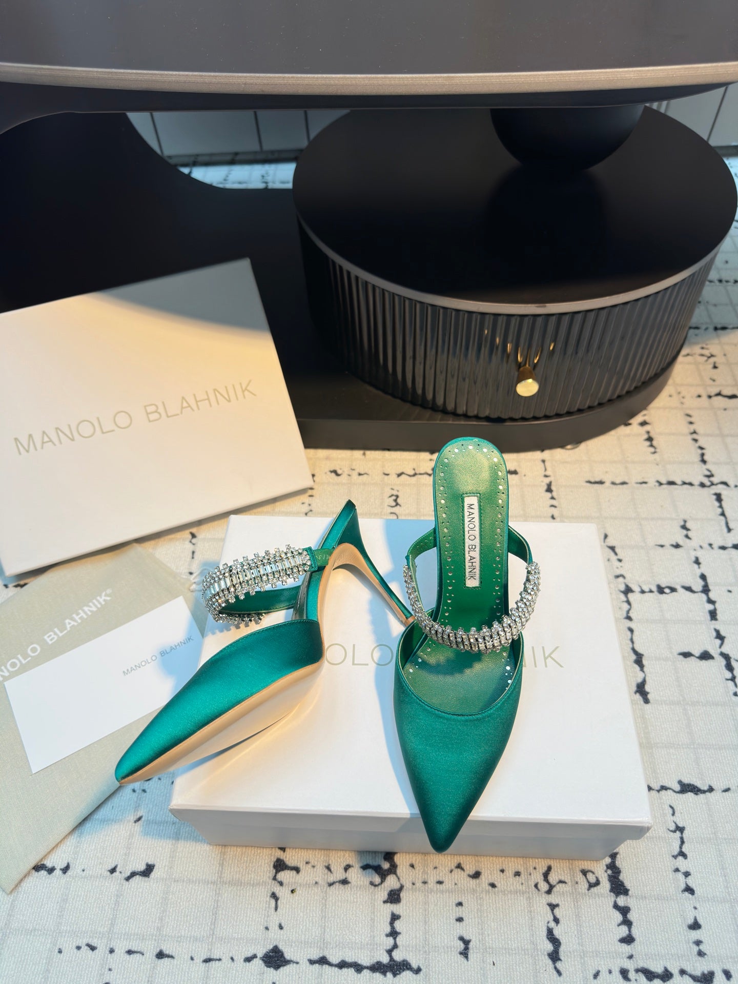 Manolo Blahnik Lurum Mules