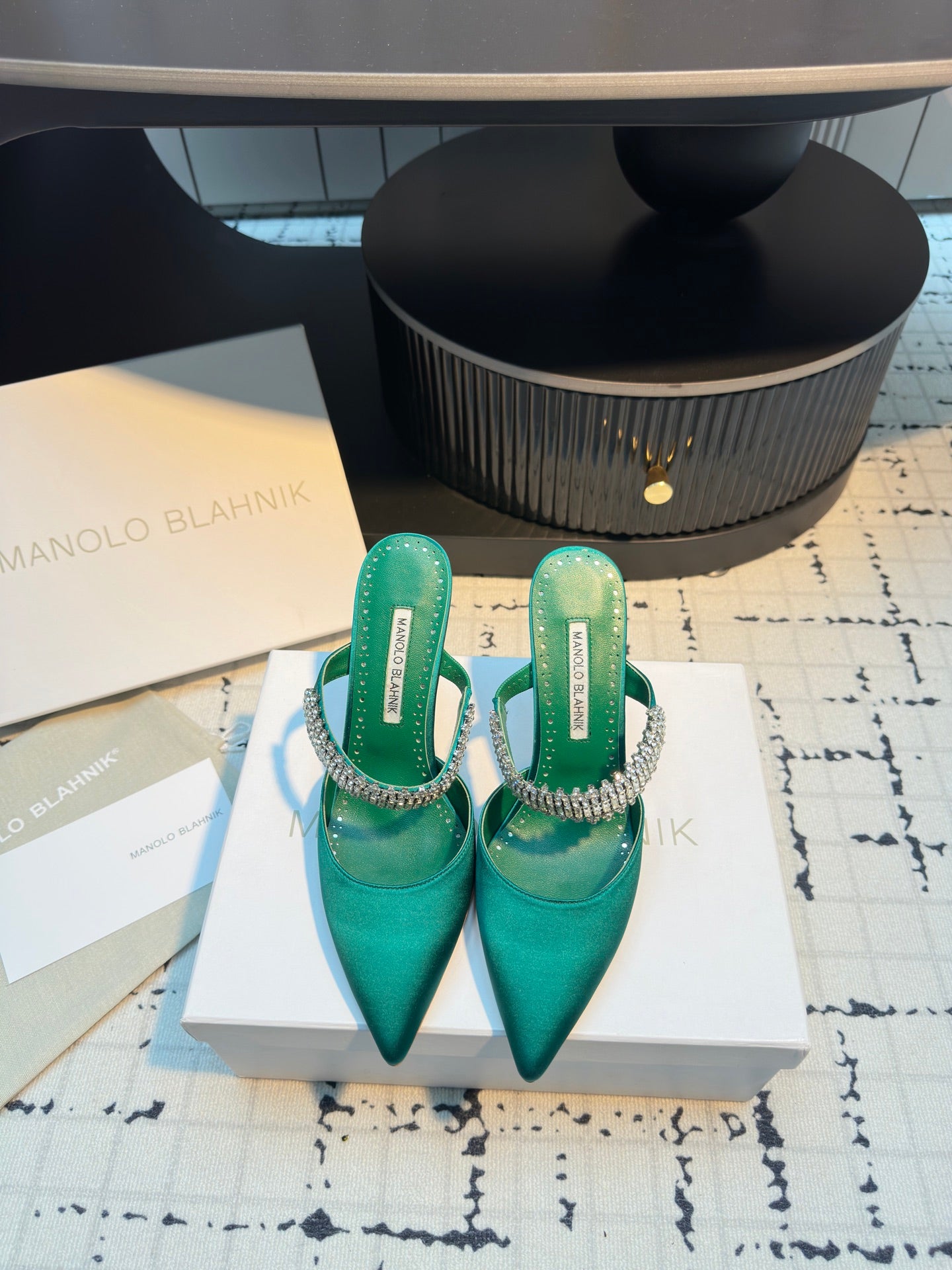 Manolo Blahnik Lurum Mules