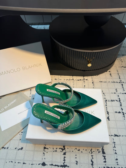 Manolo Blahnik Lurum Mules