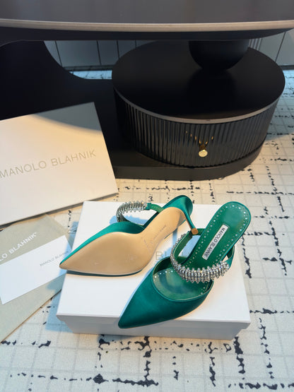Manolo Blahnik Lurum Mules
