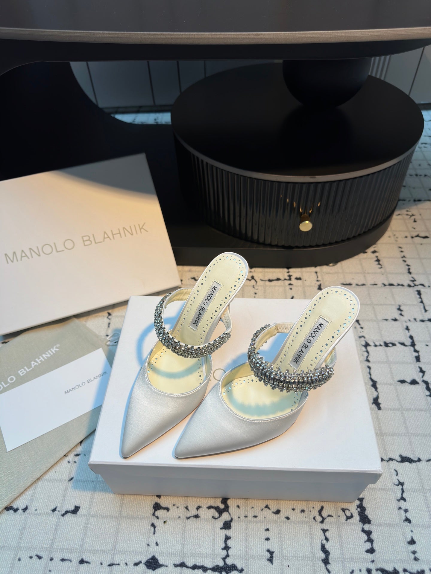 Manolo Blahnik Lurum Mules