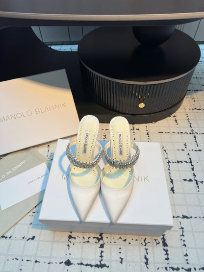 Manolo Blahnik Lurum Mules