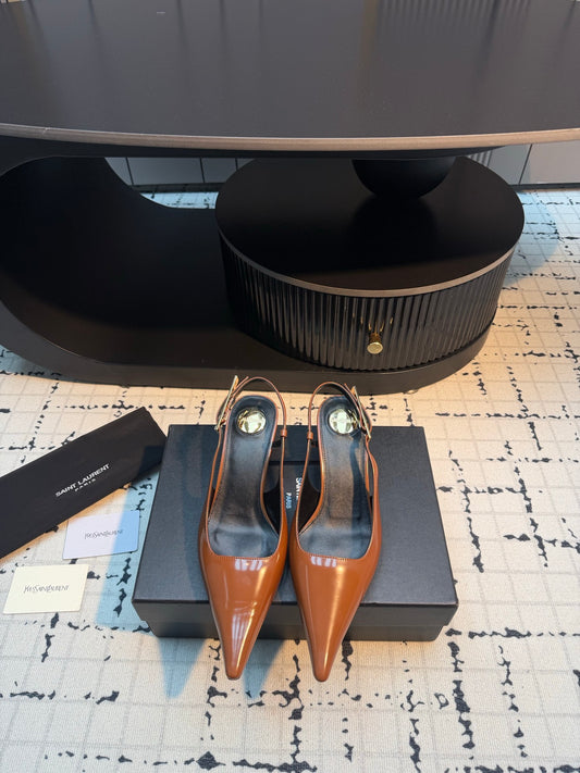 Saint Laurent Lee Slingback Pumps